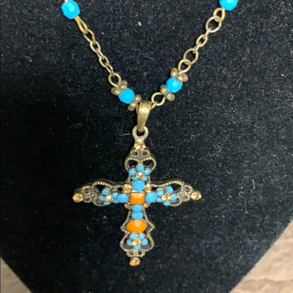 Blue stone cross - Picture 5 of 6